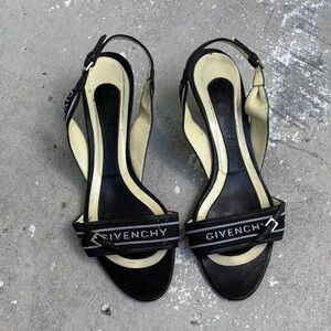 Vintage Givenchy monogram slingbacks